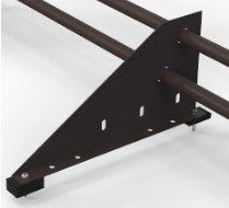 Опора снегозадержателя D25M Ral 3005