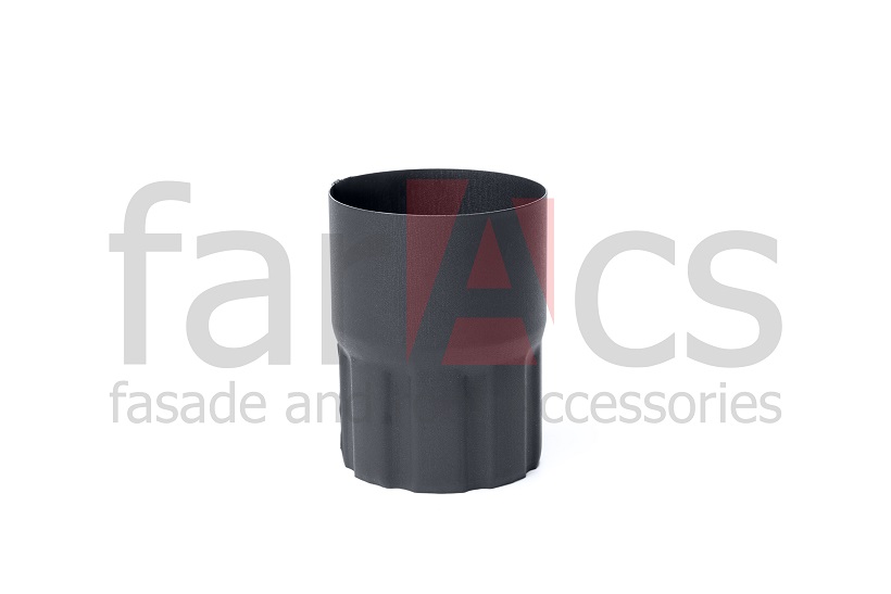 Соединительная муфта трубы 125/90 MATT Ral 7024