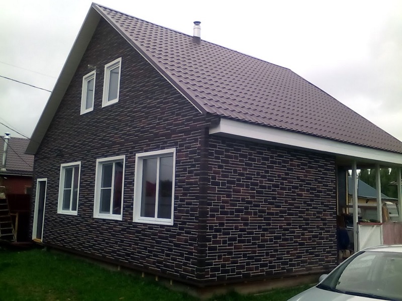 Фасадная панель Камень Пражский 01
