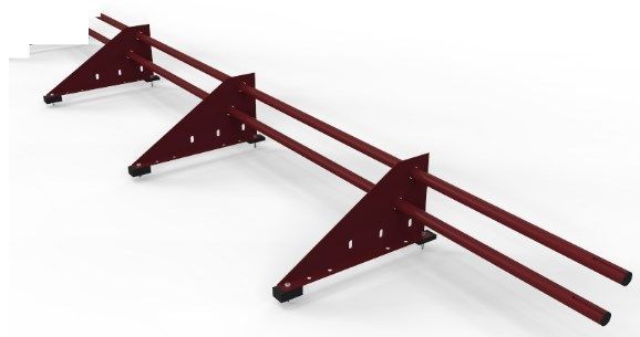 Снегозадержатель D25М 3м Ral 3005