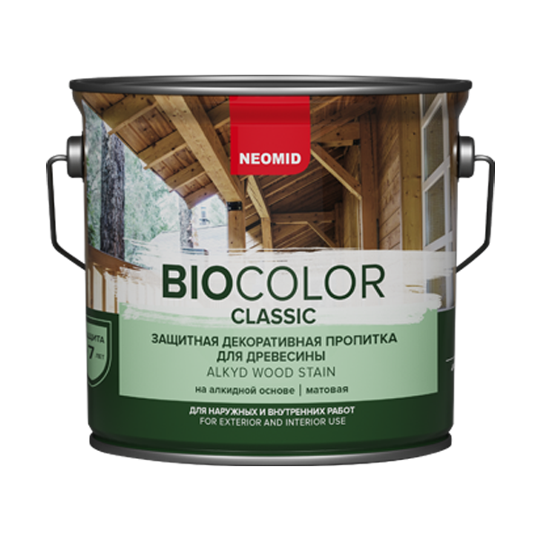 BIO COLOR CLASSIC Декоративная пропитка, Бесцветный 2,7л