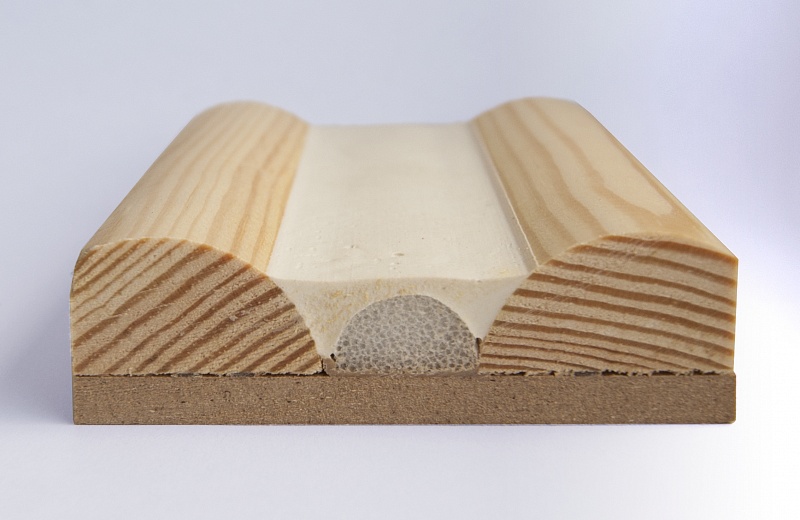 Герметик строительный Теплый дом Wood Professional 600 мл Белый