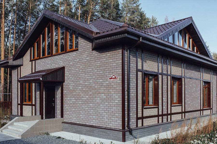 Hauberk Кирпич Фасадная плитка 2 м2 Античный