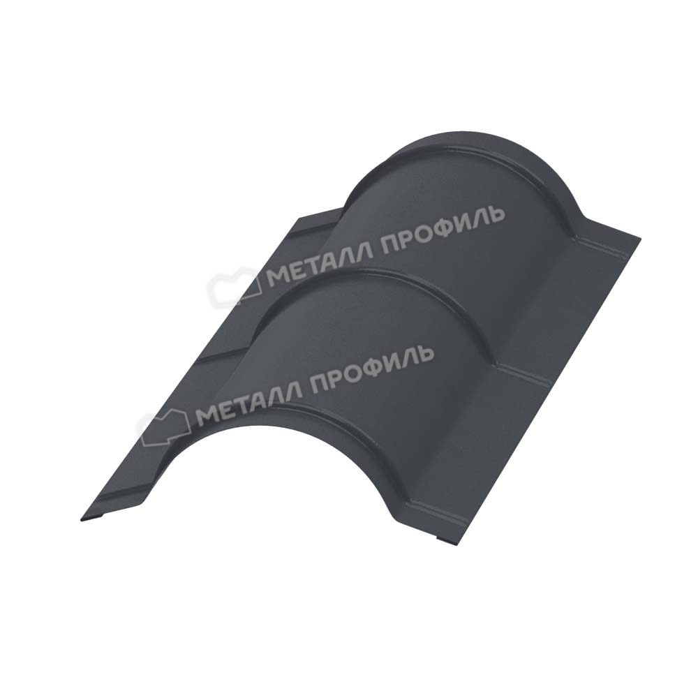 Планка конька круглого R110 Puretan 0,5 мм