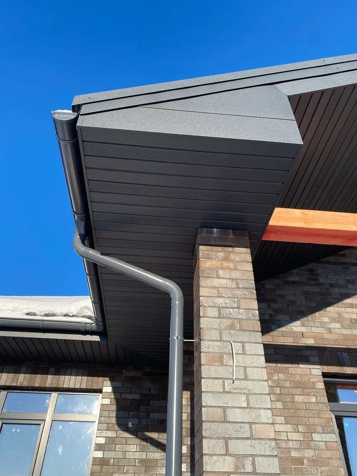 Софит без перфорации Rooftop Бархат Zn180 0,5мм