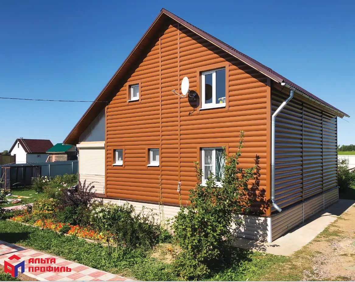 Сайдинг Blockhouse виниловый BH-01 однопереломный Бежевый