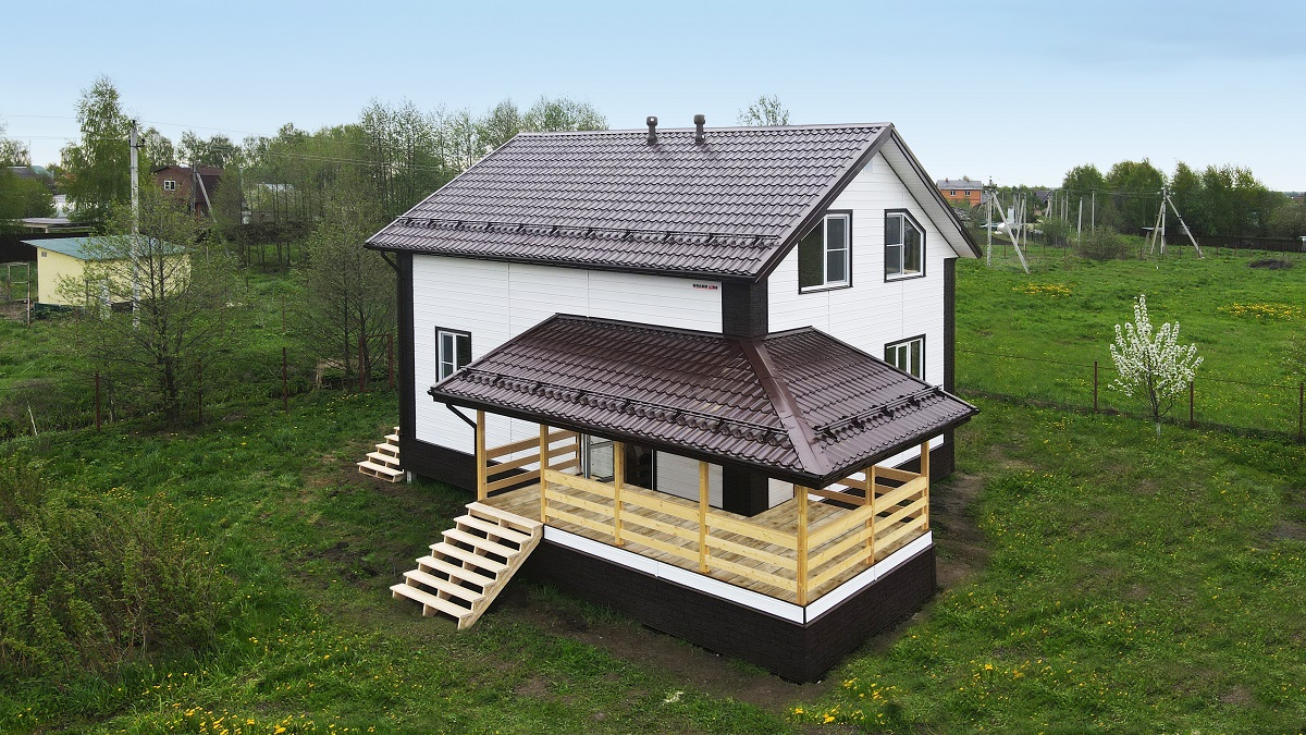 Сайдинг S7 Natural-Брус Standart Белый
