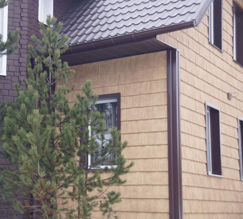 Фасадная панель ЯФАСАД Сибирская дранка Железо