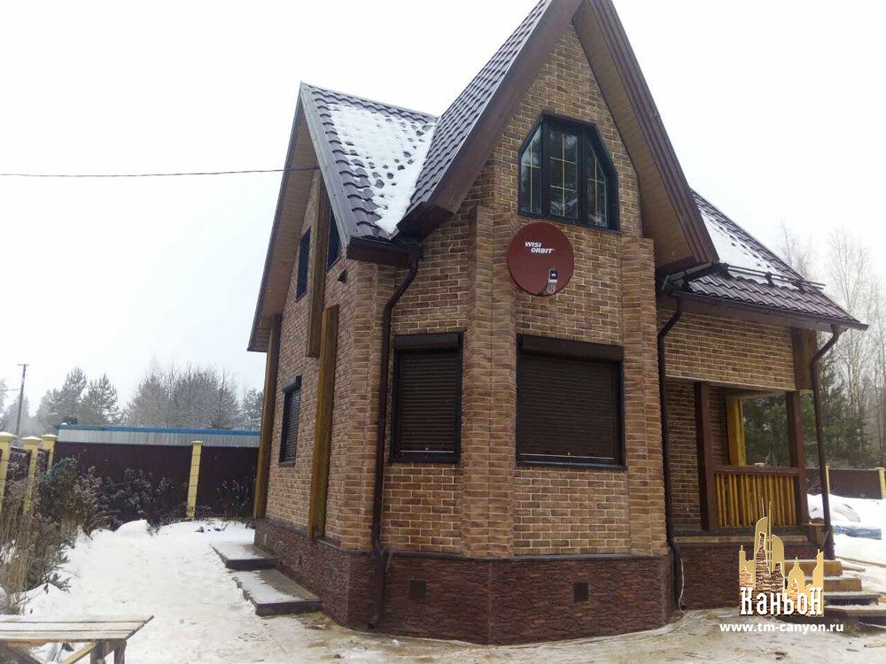 Фиброцементная панель Конаковский кирпич