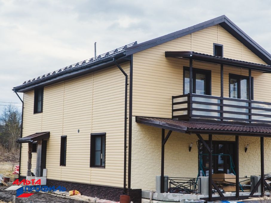 Сайдинг Blockhouse виниловый BH-02 двухпереломный