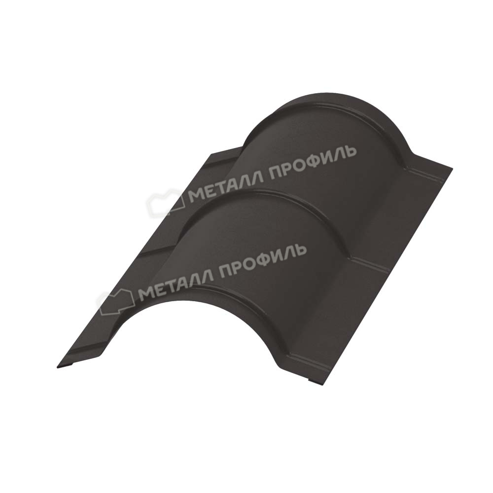 Планка конька круглого R110 Viking E 0,5 мм