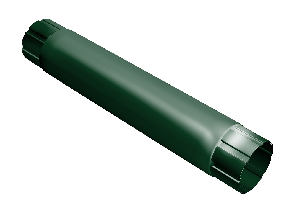 Труба водосточная 150/100 ПО 1 м Ral 6005