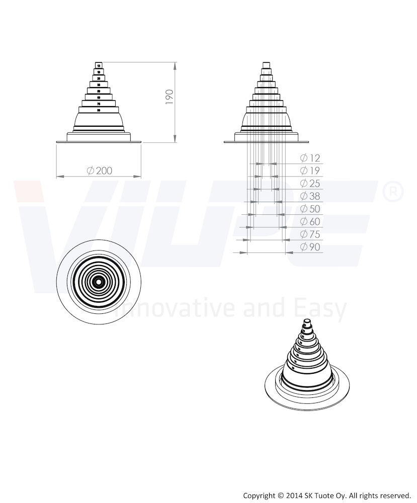 Уплотнитель ROOFSEAL №1 12-19 мм