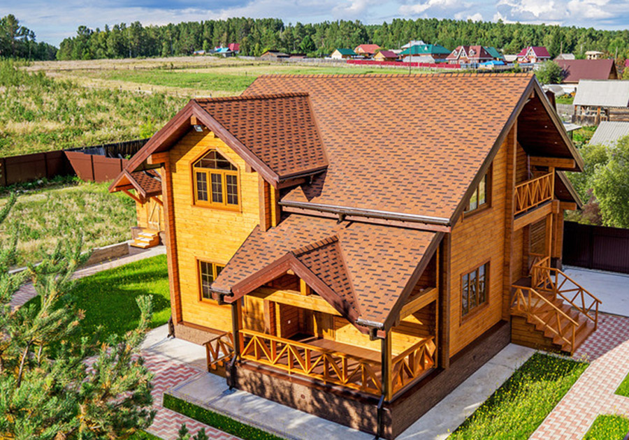 Гибкая черепица Shinglas Фокстрот Дуб