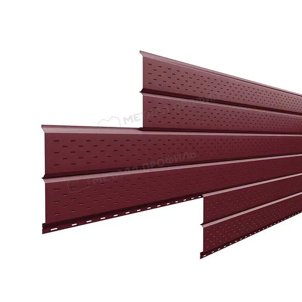 Софит Lбрус с перфорацией VikingMP E 0,5 мм Ral 3005