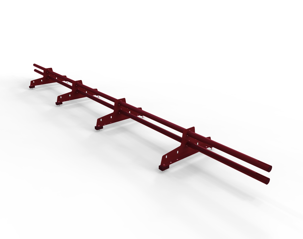 Снегозадержатель трубчатый D25 NewLine 4 опоры 3 м. Ral 3005