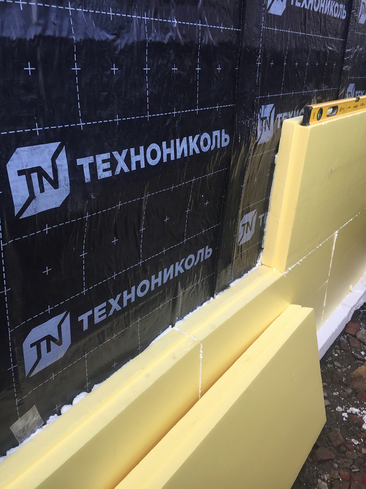Гидроизоляция фундамента 1х10 м