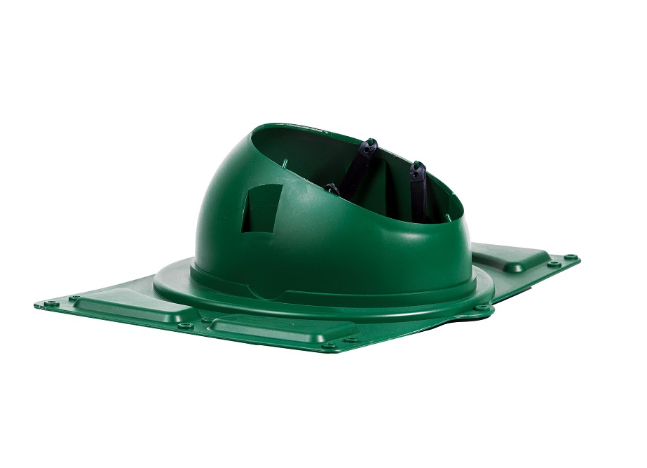 Основание вент. трубы для металл. кровель Base-VT General 125/150 Зеленый (RAL 6005)