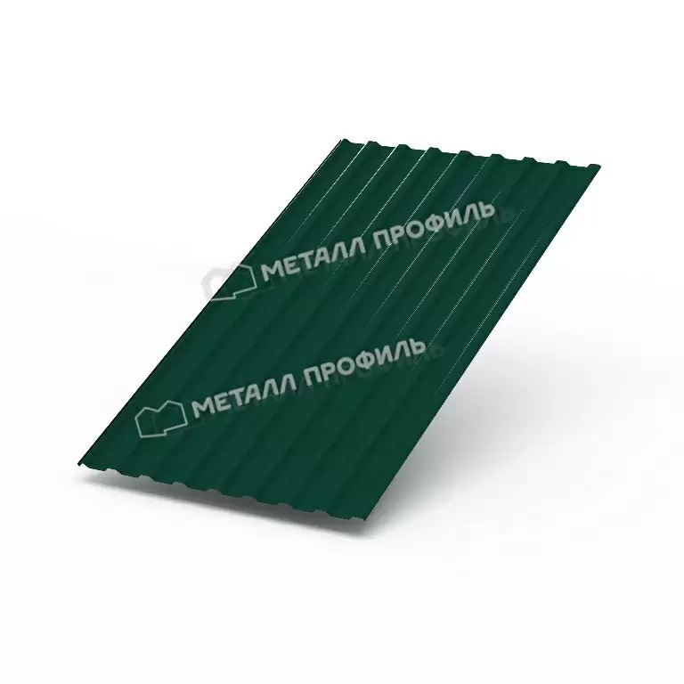 Профнастил (м2) МП-20 Полиэстер двухсторонний 0,45 мм Ral 6005/6005