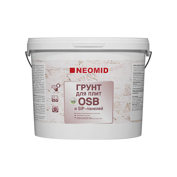 Грунт для плит OSB и Sip панелей 14кг