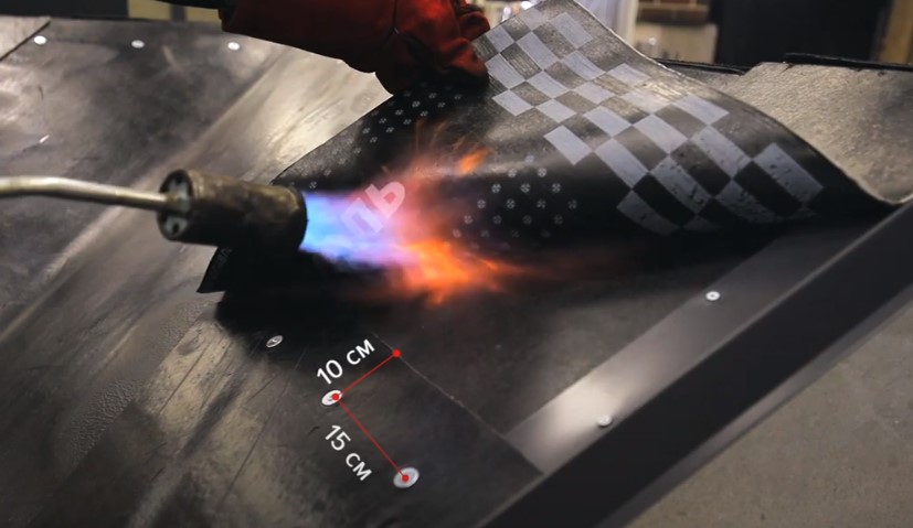 Подкладочный ковер ANDEREP FLAME 1х10 м