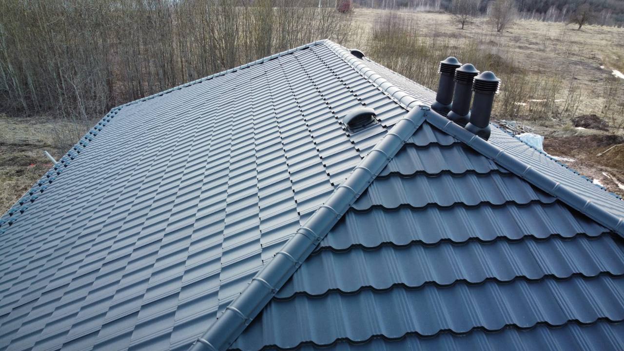 Модульная металлочерепица Гётеборг Zn180 1205х415мм Rooftop Бархат 0,5 мм