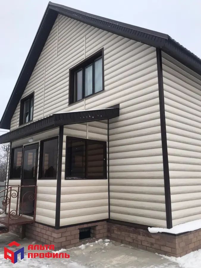 Сайдинг Blockhouse Люкс BH-03 двухпереломный малый