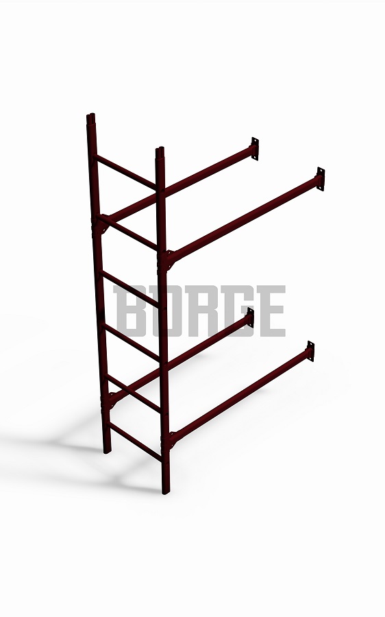 Лестница фасадная (нижняя секция), 1,8м Ral 3005