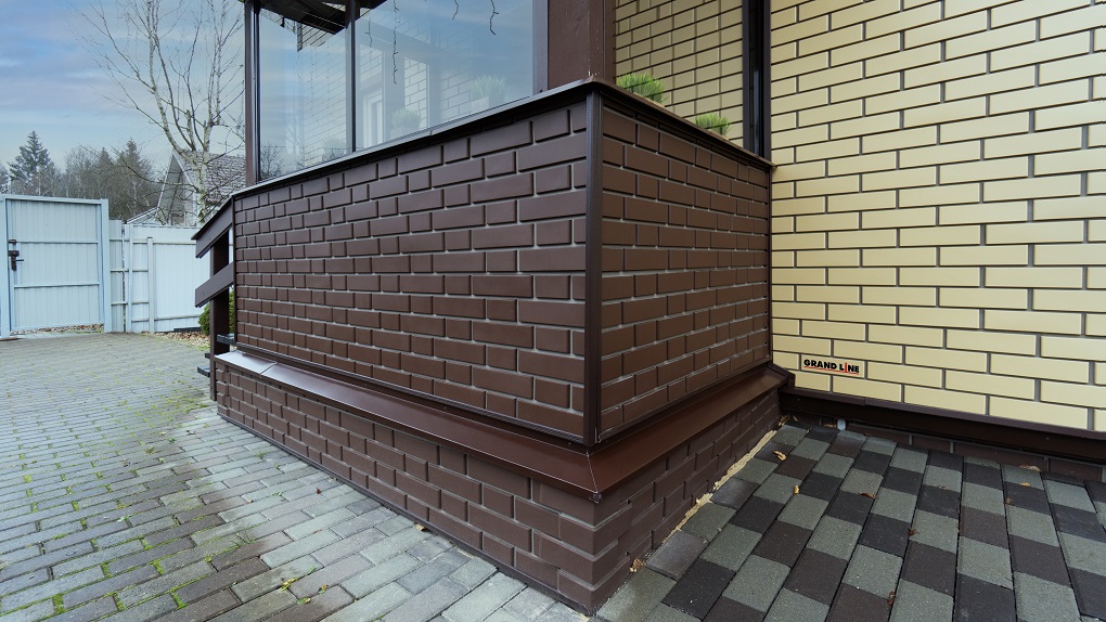 Фасадная панель Клинкерный кирпич Design