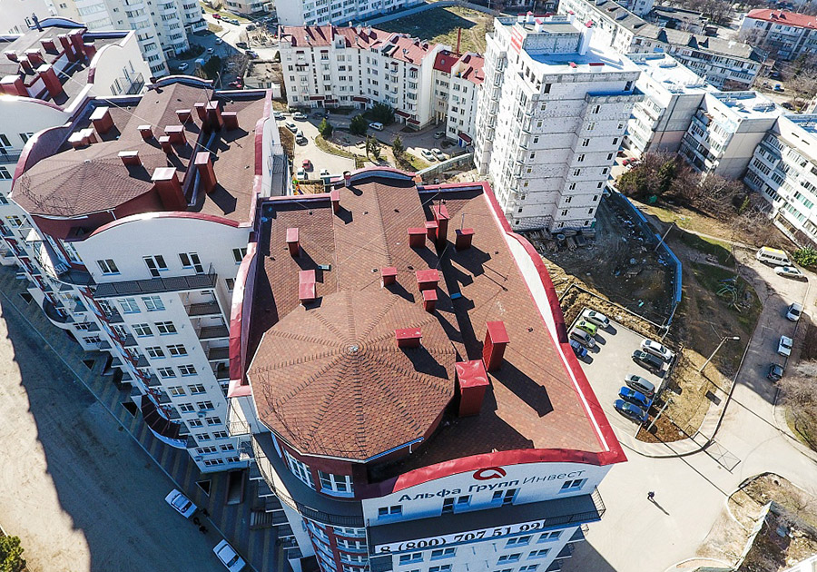 Гибкая черепица Standard Сота Зеленый