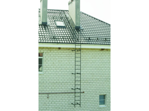 Лестница стеновая 3м Ral 3005
