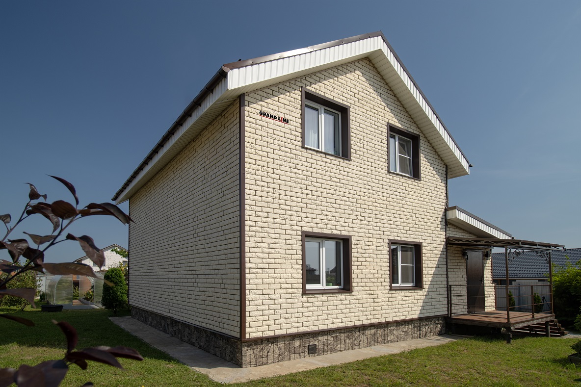 Фасадная панель Колотый камень Design