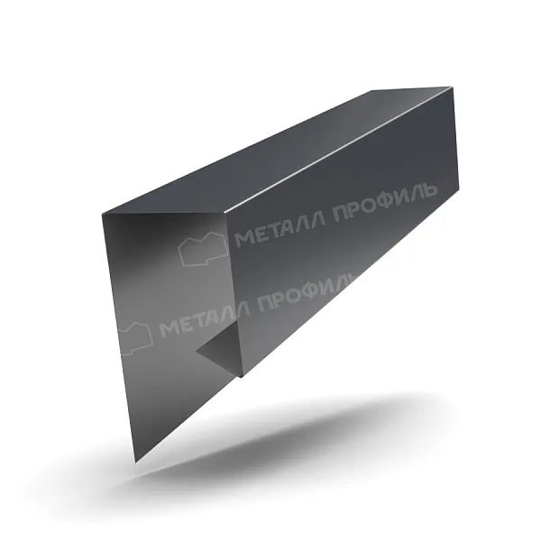 Планка завершающая сложная Norman 0,5 мм Ral 7024